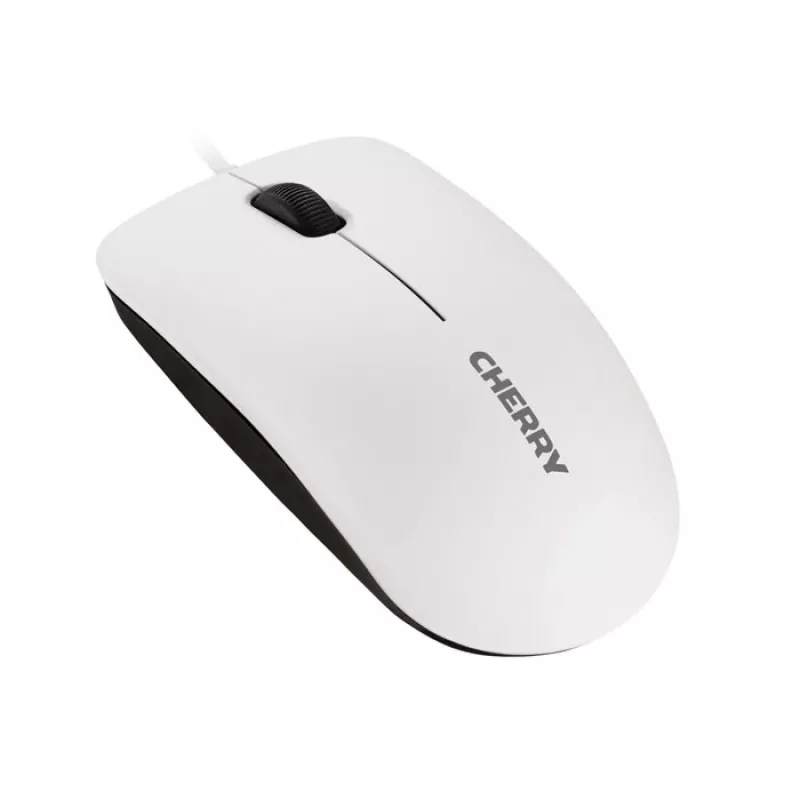 CHERRY MC 1000 káblová myš, svetlosivá, USB, obojručná, optická, USB Type-A, 1200 DPI, sivá
