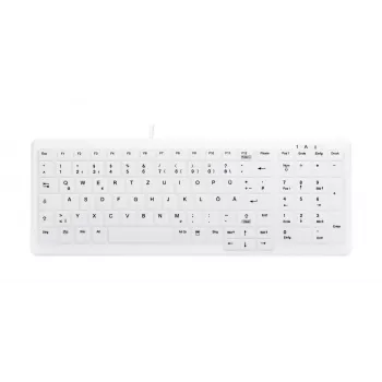 Contour Design Active Key Contour ClassicClean Medical Keyboard odnímateľný kryt kompaktná káblová biela DE C7000
