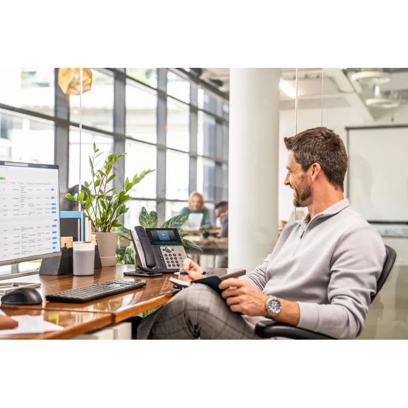 HP Poly Edge E550 IP telefón a PoE, IPS, 800 x 480 pixelov, 5:3, WPA2-Enterprise, EAP-TLS, HTTPS, ENERGY STAR, EAC, RoHS, Federal Communications Commission (FCC), CE