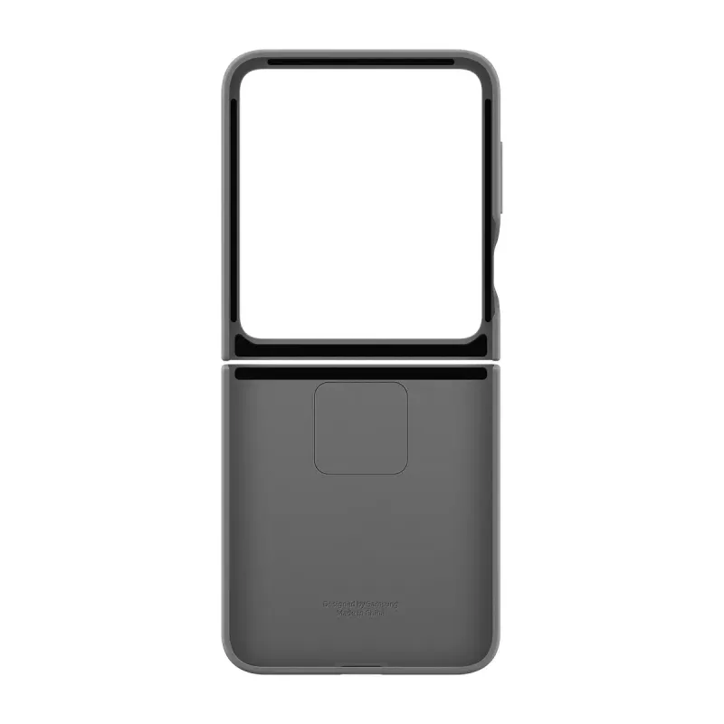 Samsung EF-PF741TJEGWW silikónový kryt s krúžkom pre Galaxy Z Flip6, sivý