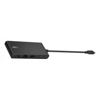 ASUS Dual 4K USB-C Dock DC201 káblový USB 3.2 Gen 2 (3.1 Gen 2) Type-C čierny