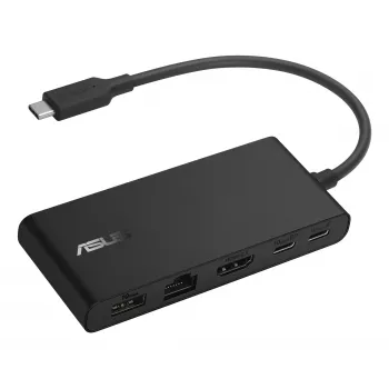 ASUS Dual 4K USB-C Dock DC201 káblový USB 3.2 Gen 2 (3.1 Gen 2) Type-C čierny