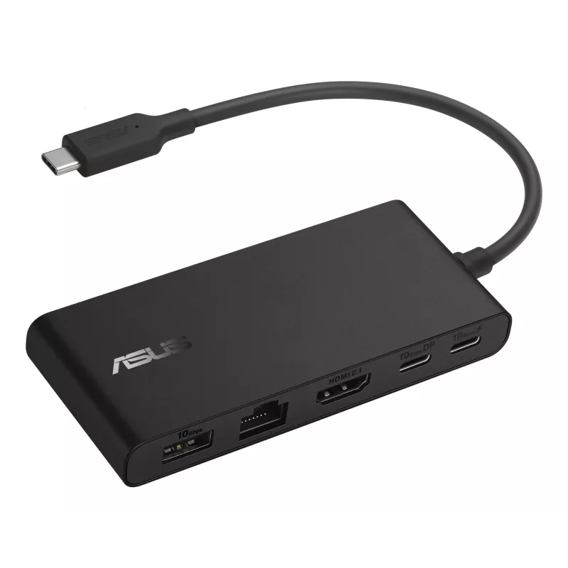 ASUS Dual 4K USB-C Dock DC201 káblový USB 3.2 Gen 2 (3.1 Gen 2) Type-C čierny