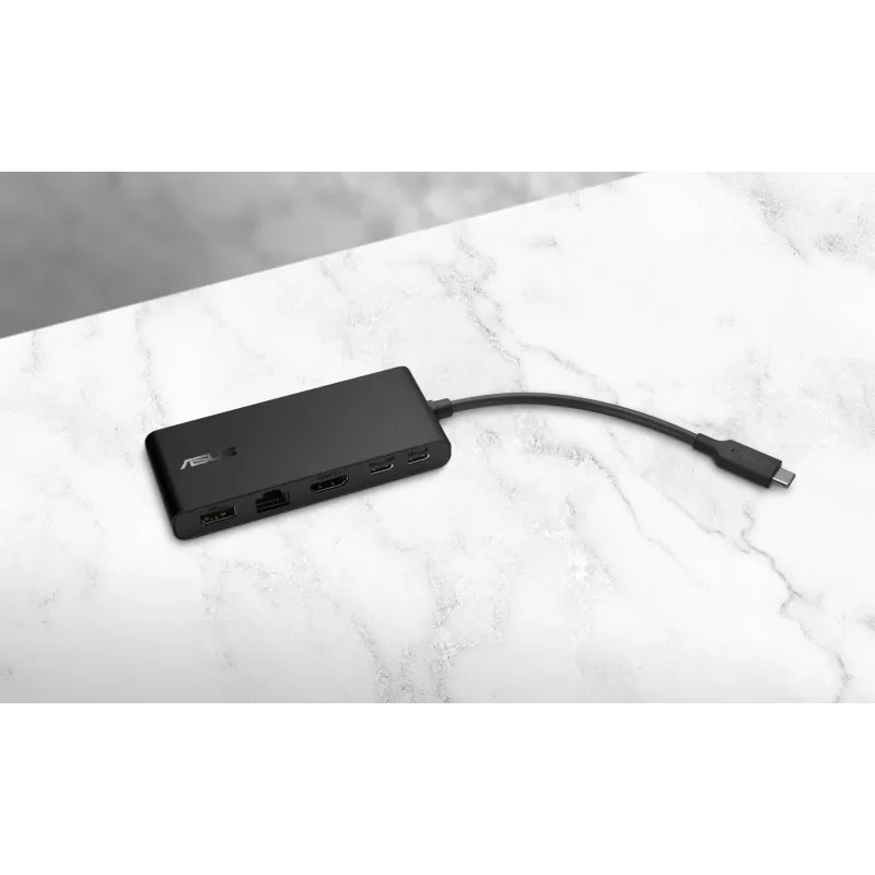 ASUS Dual 4K USB-C Dock DC201 káblový USB 3.2 Gen 2 (3.1 Gen 2) Type-C čierny