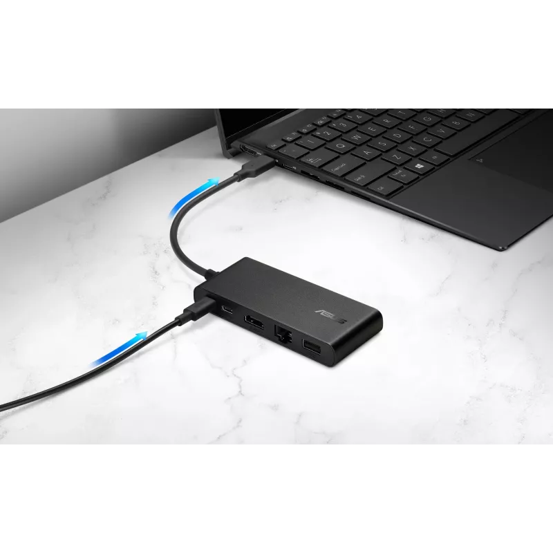 ASUS Dual 4K USB-C Dock DC201 káblový USB 3.2 Gen 2 (3.1 Gen 2) Type-C čierny