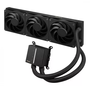 Sada kvapalinového chladenia ASUS ProArt LC 360 čierna — 3x120 mm ventilátory 800–2200 ot/min, radiátor 360 mm, medené dno, 40 cm hadice
