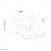 Neomounts NSLS085 sivý stojan na notebook 10-17