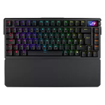 ASUS ROG Azoth Extreme klávesnica herná USB + RF Wireless + Bluetooth QWERTZ čierna