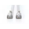 DIGITUS tenký patch kábel - CAT6A - F-FTP - 3m - sivý