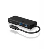 ICY BOX IB-HUB1426-CPD USB 3.2 Gen 1 (3.1 Gen 1) Type-C 5000 Mbit/s čierny