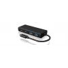 ICY BOX IB-HUB1426-CPD USB 3.2 Gen 1 (3.1 Gen 1) Type-C 5000 Mbit/s čierny