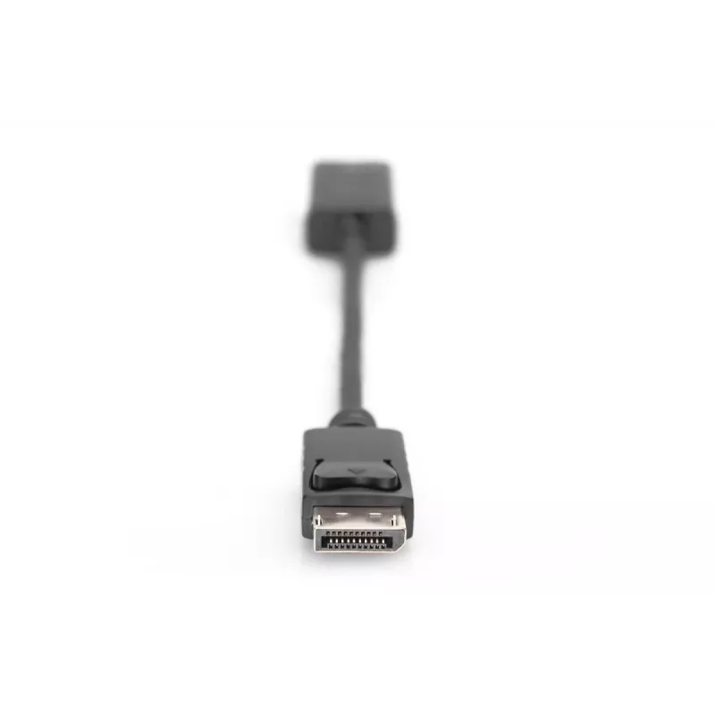 DIGITUS DP - HDMI kábel 20 cm čierny DP - HDMI Type-A M/F HDMI 2.0