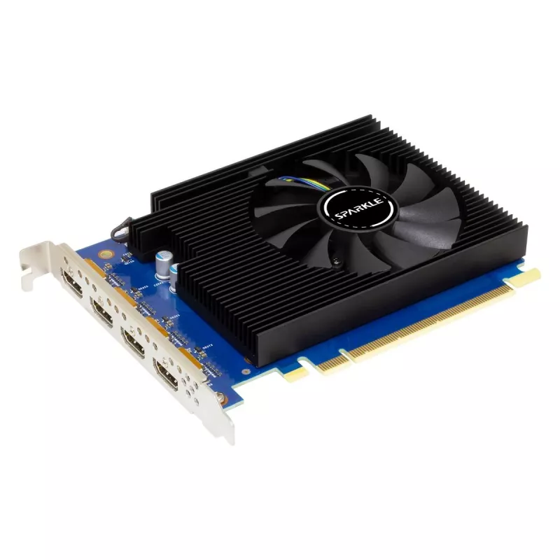 Grafická karta Sparkle Intel Arc A310 OMNI View — 4 GB GDDR6, 2000 MHz, PCIe 4.0 x8