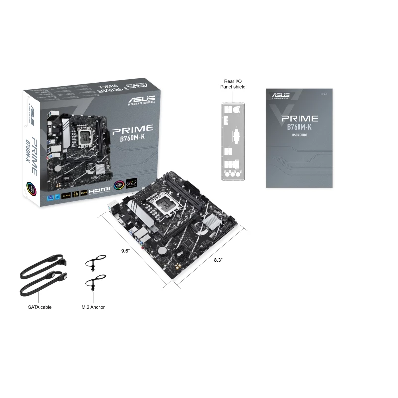 ASUS PRIME B760M-K Intel B760 LGA 1700 micro ATX