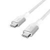 BELKIN USB kábel - BoostCharge - USB-C na USB-C kábel 240W - 1m - biely