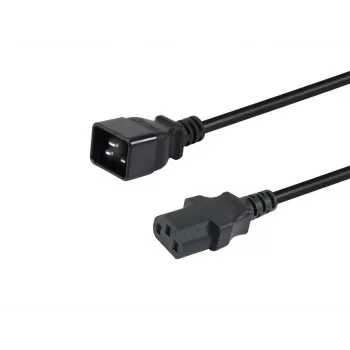 Equip 112141 napájací kábel čierny 3 m IEC C20 IEC C13