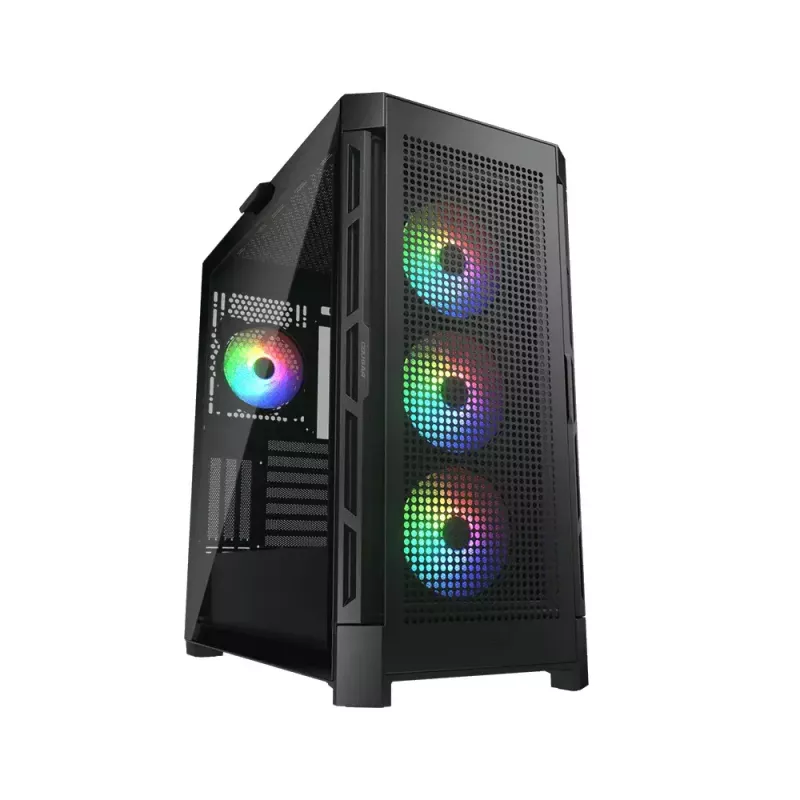 PC skriňa COUGAR Gaming CGR-5AD1B-RGB Midi Tower čierna