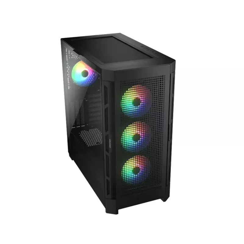 PC skriňa COUGAR Gaming CGR-5AD1B-RGB Midi Tower čierna