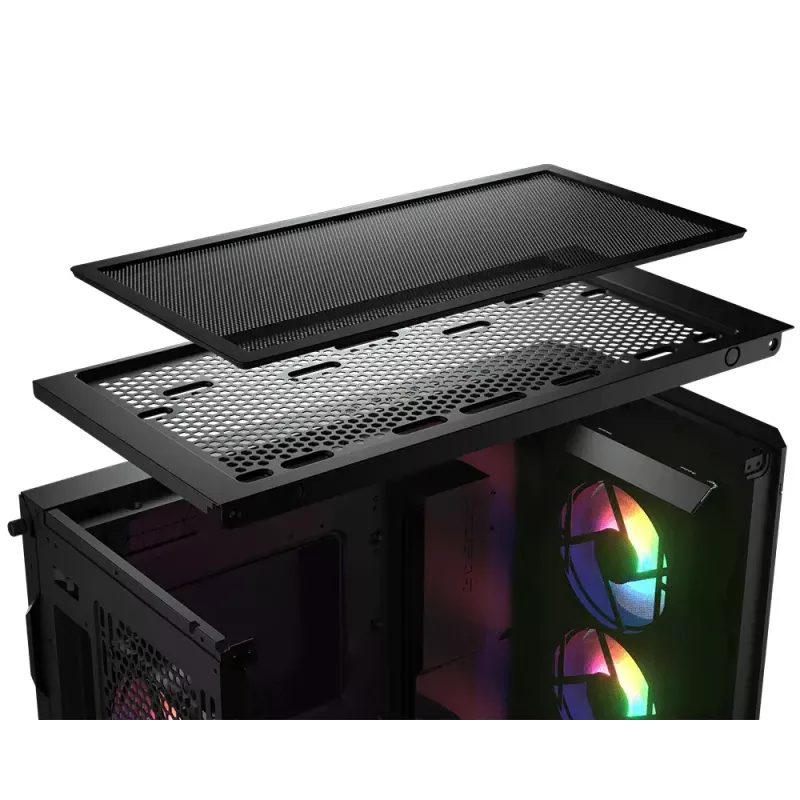 PC skriňa COUGAR Gaming CGR-5AD1B-RGB Midi Tower čierna