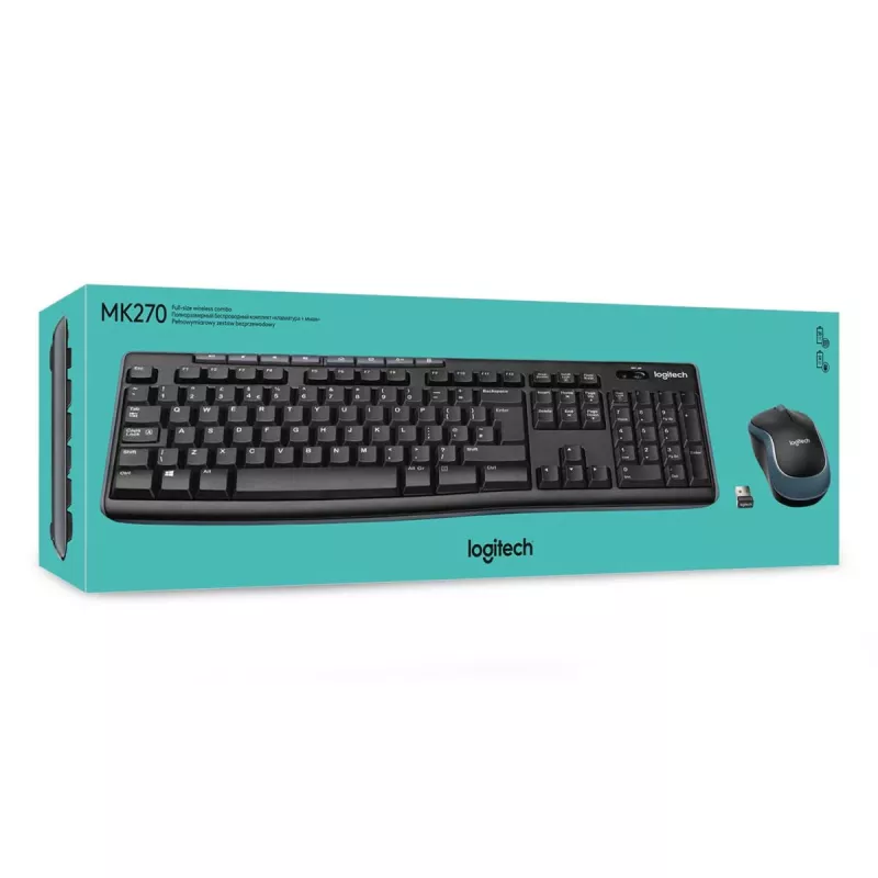LOGITECH Wireless Desktop Mk270 - Azerty belgická
