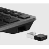HP 725 Multi-Device nabíjateľná bezdrôtová klávesnica, plná veľkosť (100%), bezdrôtová, RF Wireless + Bluetooth, čierna