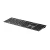 HP 725 Multi-Device nabíjateľná bezdrôtová klávesnica, plná veľkosť (100%), bezdrôtová, RF Wireless + Bluetooth, čierna
