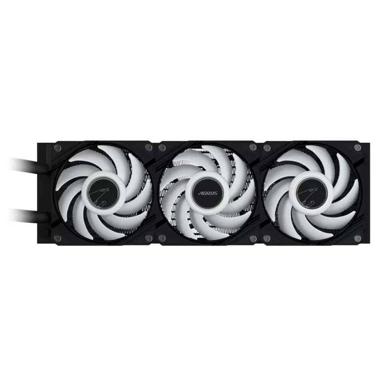 GIGABYTE AORUS WATERFORCE II 360 AIO kvapalinový CPU chladič - 3x120mm ARGB ventilátory, Slide-in uzamykací mechanizmus, DAISY-CHAIN, kompatibilný s Intel LGA 1851 a AMD AM5