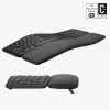 LOGITECH Ergo K860 - bezdrôtová split klávesnica grafitová Qwerty US/International