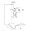 Neomounts stojan na monitor na stôl FPMA-D550SBLACK voľne stojaci 8 kg 13-32 inch