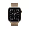 APPLE Watch Series 11 GPS + Cellular 46mm zlaté titánové puzdro so zlatým Milanese Loop - M/L