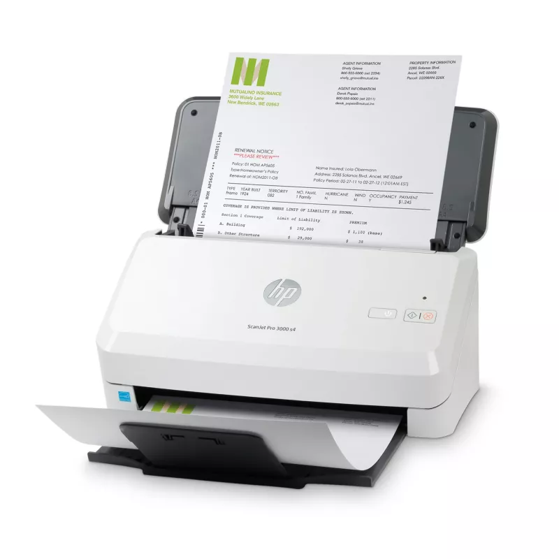 HP Scanjet Pro 3000 s4 skener s podávačom 600 x 600 DPI A4 čierny, biely