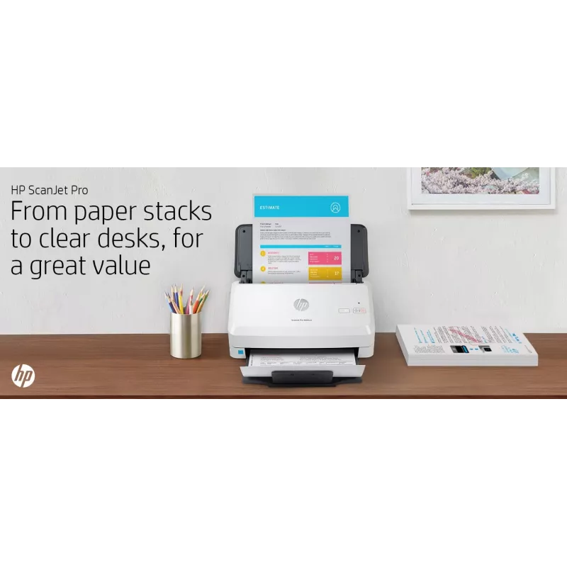 HP Scanjet Pro 3000 s4 skener s podávačom 600 x 600 DPI A4 čierny, biely