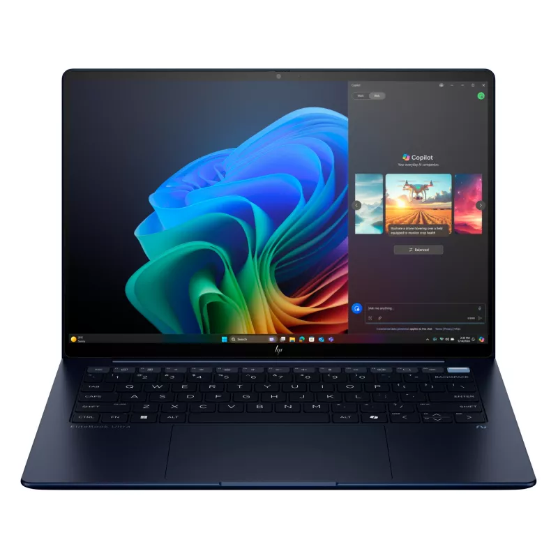 HP EliteBook Ultra G1i Next Gen AI PC Wolf Pro Security Edition Copilot+ PC Intel Core Ultra 7 258V Laptop 35,6 cm (14 inch) dotykový displej 2.8K 32 GB LPDDR5x-SDRAM Wi-Fi 7 (802.11be) Windows 11 Pro modrý