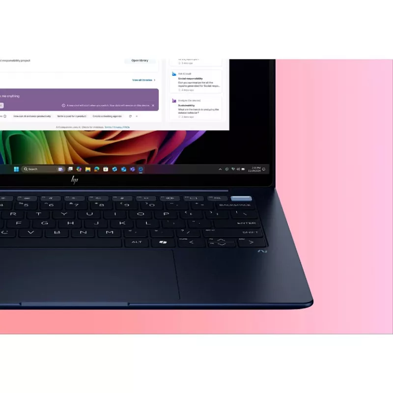 HP EliteBook Ultra G1i Next Gen AI PC Wolf Pro Security Edition Copilot+ PC Intel Core Ultra 7 258V Laptop 35,6 cm (14 inch) dotykový displej 2.8K 32 GB LPDDR5x-SDRAM Wi-Fi 7 (802.11be) Windows 11 Pro modrý