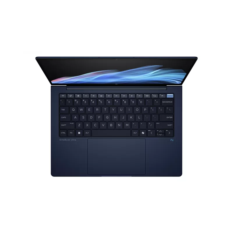 HP EliteBook Ultra G1i Next Gen AI PC Wolf Pro Security Edition Copilot+ PC Intel Core Ultra 7 258V Laptop 35,6 cm (14 inch) dotykový displej 2.8K 32 GB LPDDR5x-SDRAM Wi-Fi 7 (802.11be) Windows 11 Pro modrý