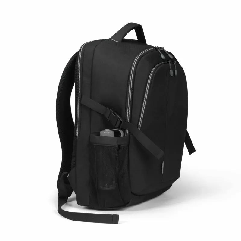 DICOTA Eco- 14-15.6in batoh na notebook - čierny / 600d recyklovaný PET