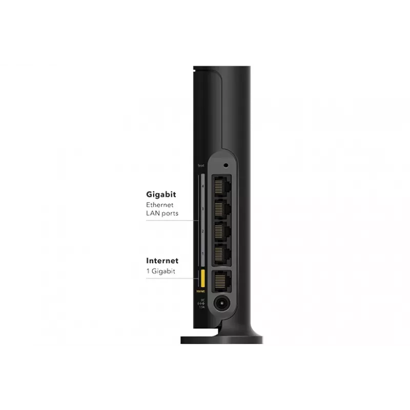 NETGEAR 4-Stream AX1800 WLAN router Gigabit Ethernet Dual-Band (2,4 GHz / 5 GHz) čierny