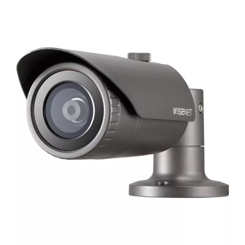 IP kamera typu bullet Hanwha QNO-7012R, 4 MP, vonkajšia, PoE, IR, IP66, IK10, sivá