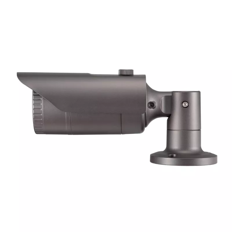 IP kamera typu bullet Hanwha QNO-7012R, 4 MP, vonkajšia, PoE, IR, IP66, IK10, sivá