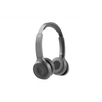 CISCO Headset 730 - Bluetooth - Carbon Black s cestovným puzdrom, USB adaptérom, USB a 3,5 mm konektormi
