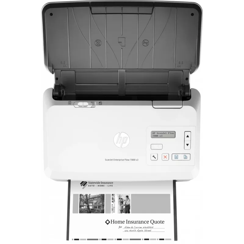 HP Scanjet Enterprise Flow 7000 s3 Skener s podávačom 600 x 600 DPI A4 biela