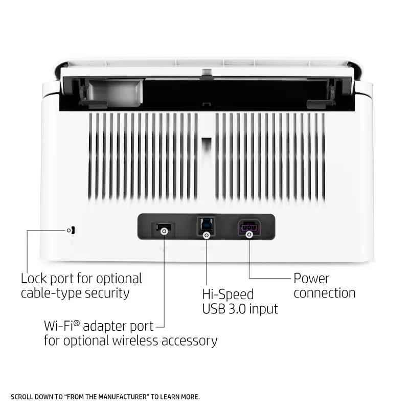 HP Scanjet Enterprise Flow 7000 s3 Skener s podávačom 600 x 600 DPI A4 biela