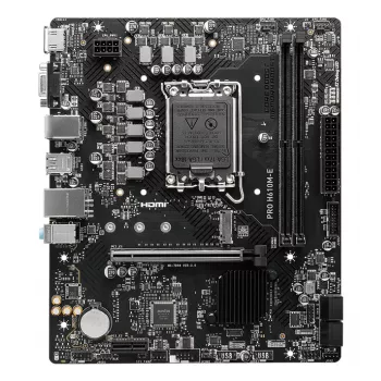 Základná doska MSI PRO H610M-E — Intel H610, LGA 1700, micro ATX, DDR5, 2x DIMM, max 96 GB, 2.5Gb LAN, HDMI, 4x SATA III