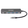 D-Link 5-in-1 USB-C Hub s HDMI/Power Delivery