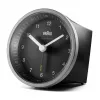 Braun BC07SB-DCF kremenný budík čierny, strieborný