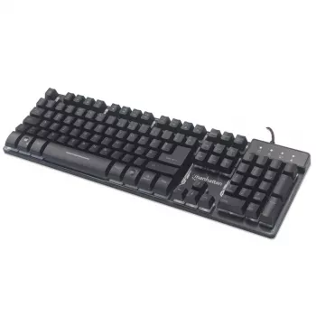 USB klávesnica Manhattan Gaming Metal Base Edition