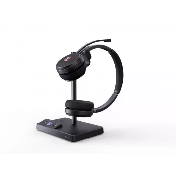 Yealink WH62 Dual Teams headset, bezdrôtový, 20 - 20000 Hz, kancelária/call centrum, 127 g, headset, čierny