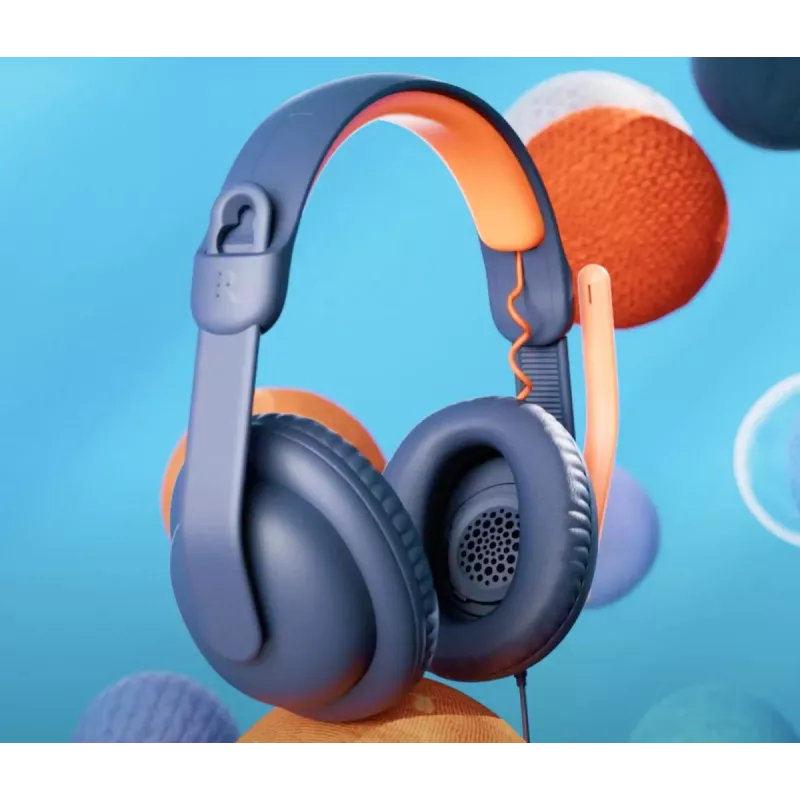 LOGITECH Zone Learn – USB-C – headset – On Ear – Classic Blue