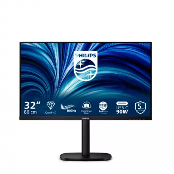 Philips 32B2U3601/00 počítačový monitor 80 cm (31,5 palca) 2560 x 1440 pixelov Quad HD LCD čierny