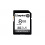 Kingston Technology 8G SDHC Industrial pSLC, 8 GB, SDXC, trieda 10, UHS-I, 100 MB/s, 80 MB/s
